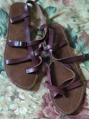 Women's Brown Strappy Sandals